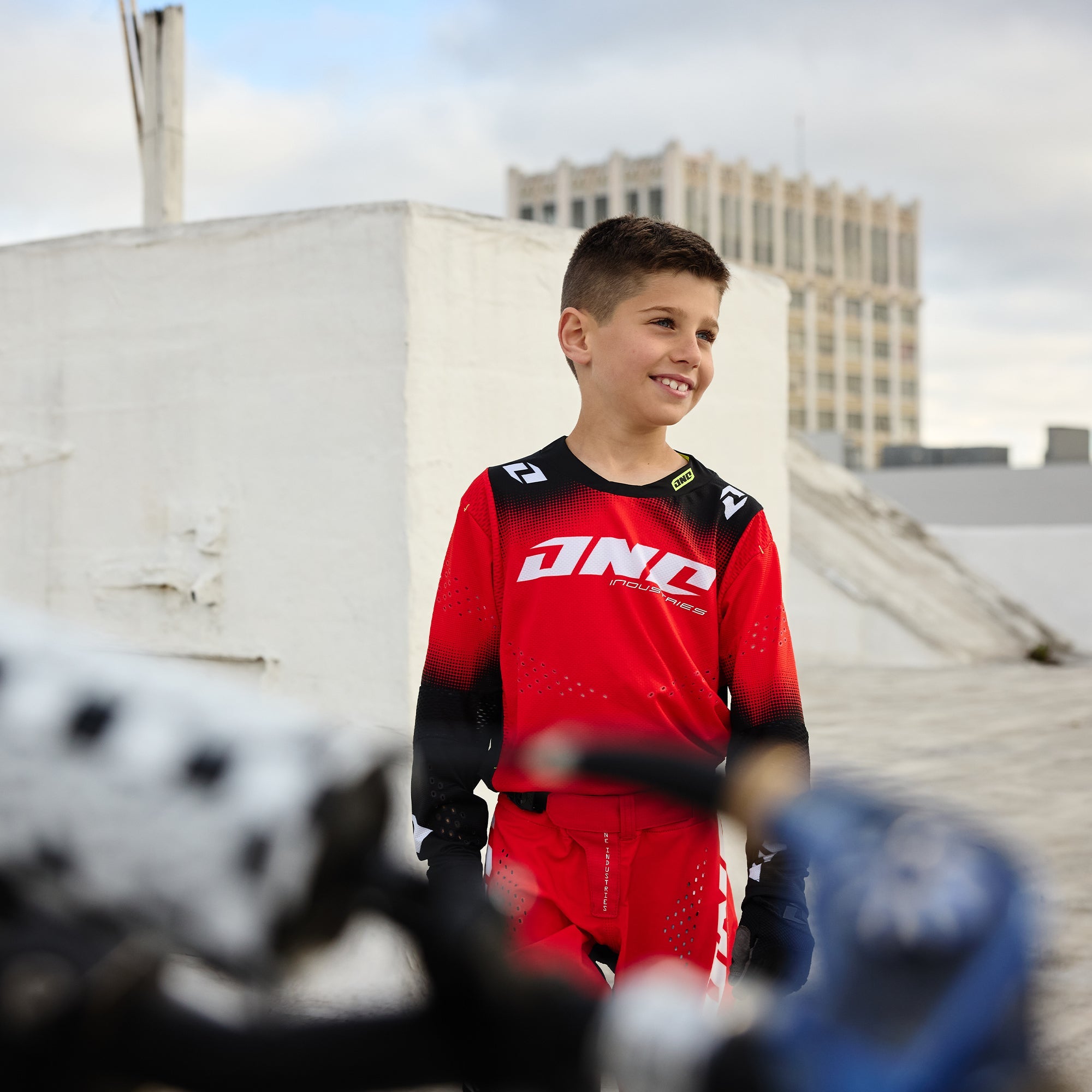 X -197 Youth Jersey - Scorch Red