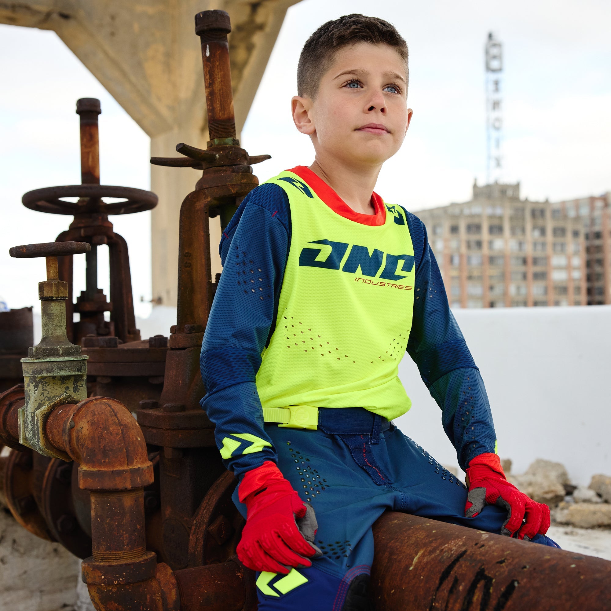 X -197 Youth Pant - Neon Navy